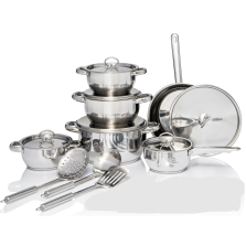 Tissolli Bekaline 15 Piece Stainless Steel Cookware Set