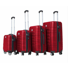 Eco Santorini 4 Piece Suitcase Set Red