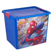 Addis Spider Man 70L Clearly Neat Storage Box