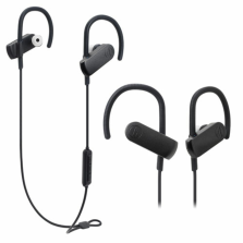 Audio Technica Wireless In-ear Headphones Black ATH-SPORT70BT-BK