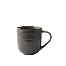 Jenna Clifford Embossed Lines Dark Grey Mug Set of 4