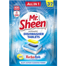 Mr Sheen Dishwasher Tablets Lemon 32's