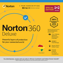 Norton 360 Deluxe 25GB U1D1Y (1+2Promo)