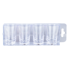 Lumoss 50ml Clear Shot Glasses - Set of 4