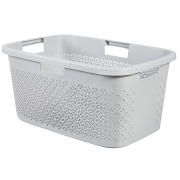 Keter Terrazzo Laundry Basket White