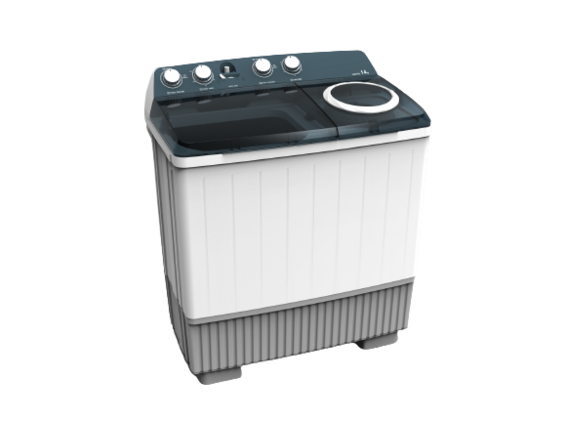 Hisense 14kg Twin Tub Washing Machine White WSCF143 - Everyshop