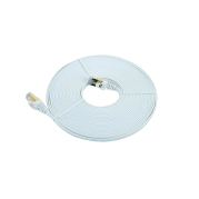 VolkanoX Giga Series Cat 7 Ethernet Cable 25m White Gold Tips