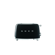 Smeg 50s Style Retro 2-Slice Toaster - Glossy Black