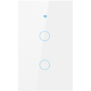 VIZIA Smart WiFi Light Switch 2 Gang White