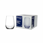 Consol Bordeaux Stemless Wine Glass Set of 4
