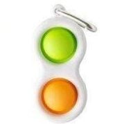 Mini Simple Dimple Fidget Toy Green / Orange