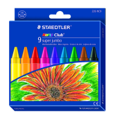 Staedtler Noris Club Jumbo Wax Crayons Pack of 9