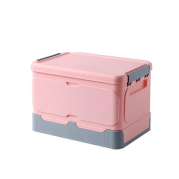 Fine Living - Foldable Storage Clip Boxes Pink/Small