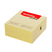 Kores Yellow Cubo Note 75X75mm 400 Sheets