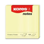 Kores Yellow Notes 75X75Mm 100 Sheets