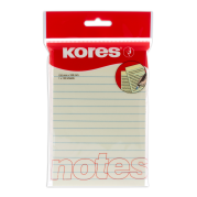 Kores Yellow Lined Note 150X100  100 Sheets