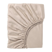 Luscious Living Fitted Sheet - Microfibre - Taupe - Single