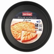 Zenker Black Metallic Round Baking Tray 30cm