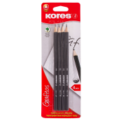 Kores Grafitos HB Pencils Pack of 4