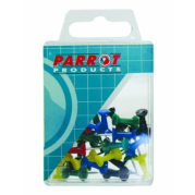 Parrot Push Pins Boxed Pack 30 Assorted