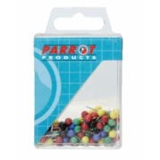 Parrot Map Pins Boxed 100 Assorted