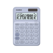 CASIO 12 Digit Mini Desktop Calculator - Light Blue