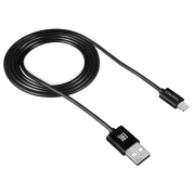 Canyon USB 2.0 to Lightning Apple USB Sync & Charge Cable 1M - Black