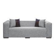 Floyd 3 Seater Couch With Scatters, Grey