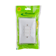 Eurolux Classic Switch 3Level 1Way & Plt White Bag
