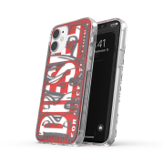 Diesel Apple iPhone 12 Mini Graphic Case Clear Red Grey