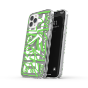 Diesel Apple iPhone 12 12 Pro Graphic Case Clear Black Green