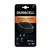 Duracell PD 30W+QC3.0 18W Shared Wall Charger