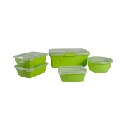 OTIMA 10 Piece Clear With Blue Lids Dragon Food Storage Combo