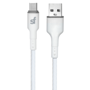 Superfly 2.4A USB Type C 2m Cable White