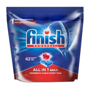 Finish All In One Auto Dishwashing Tablets Regular - 42s