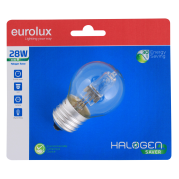 Eurolux Halogen Golfball E27 28w Blister