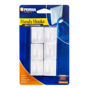 Perma Adhesive Handy Hooks x6