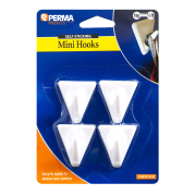 Perma Adhesive Mini Hooks x4