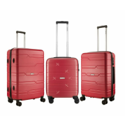 Highlander 3 Piece Bondi Luggage Set Red