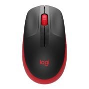 Logitech M190 Full-size Wireless Mouse - Red