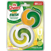 Mr Sheen Duo Fresh Dishwasher Freshener Lemon & Lime 2pk