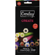 Croxley Pencil Crayons Full Size Box of 12
