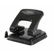 Parrot Steel Hole Punch 40 Sheets Black
