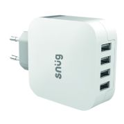 Snug 4 Port 4.8A Charger - White