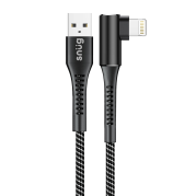 Snug O Copper MFI Cable With Stand 12W 1.2 Meter Black Silver