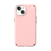 Speck Apple iPhone 15 Presidio2 Pro Case Dahlia Pink Rose Copper