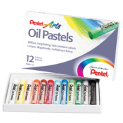 Pentel Oil Pastels Set of 12 Colours