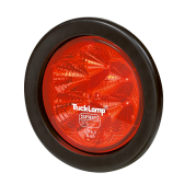 Aca Auto 8 Led Round Stop Light With Gasket - Red