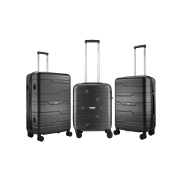 Travelwize 3 Piece Bondi Spinner Luggage Set Grey