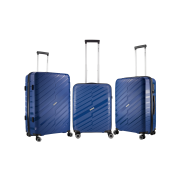 Travelwize 3pc Java Spinner Luggage Set Azure Blue